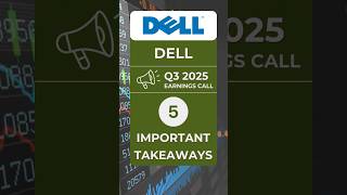 Dell DELL Q3 2025 Earnings Call 5 Key Takeaways You Missed earnings stockmarket dell [upl. by Ettennej]