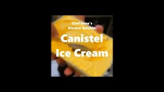 Chef Genes Kitchen Quickie Canistel Ice Cream  Gene Gonzalez [upl. by Symer]