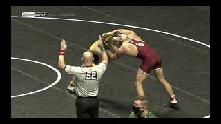 174lbs Anthony Mantanona Oklahoma fall Austin Brenner NDSU [upl. by Cock]