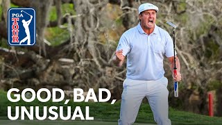 DeChambeau blasts longest ever Bay Hill drive on 6 Spieth’s ace Day in a birds nest [upl. by Cressi673]