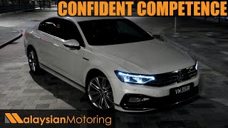 Volkswagen Passat RLine Review 2021 – Confident Competence [upl. by Inaja]