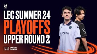 GR SK vs FNC amp G2 vs BDS  LEC Summer 24  Playoffs Upper Round 2 Bo3 [upl. by Anelrats]