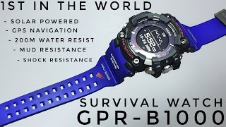 Casio GShock GPRB1000TLC1JR TOYOTA Team Land Cruiser Collaboration Rangeman unboxing amp review [upl. by Pyne]