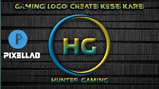 How to create  HG Gaming logo  HG logo kese banaye  pixellab [upl. by Anilatak159]