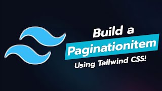 Build a Pagination Item Component with Tailwind CSS 📄✨ [upl. by Meriel293]