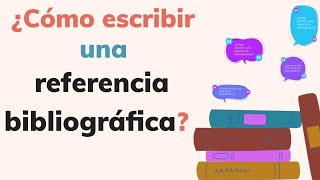 ¿Cómo escribir la referencia bibliográfica de un libro paso a paso con ejemplos [upl. by Rivy]