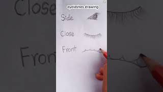 eyelashes drawing shorts youtubeshorts shortsvideo shortsfeed viral trending eye drawing [upl. by Griffin712]