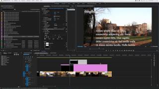 Premiere Pro CC 2017  Titoli a scorrimento [upl. by Sailesh]