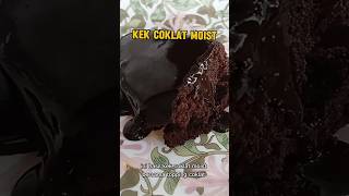 Resepi kek coklat simple kekcoklat coklatmoist kuihmuih [upl. by Baalbeer]