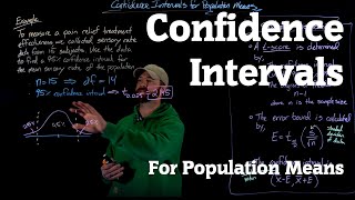 Confidence Intervals for Population Means 4K Lightboard Math Lecture [upl. by Cordelie387]