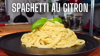 SPAGHETTI AU CITRON  Une recette facile et parfumée pour finir lété en beauté [upl. by Adiraf]