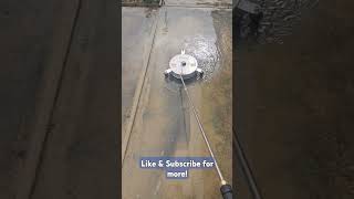 Powerwashing and rinsing satisfaction pensacola pressurewashinglife proclean satisfying [upl. by Ardnasirk450]