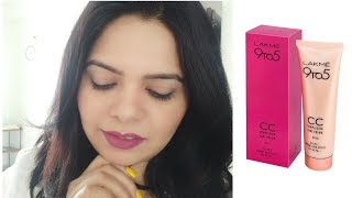 लक्मे सी सी क्रीम लगाने का सही तरीकाLakme 9 To 5 CC Cream Tutorial For OilyDry SkinIn Hindi [upl. by Kilan413]