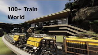 OVER 100 TRAINS Satisfactory pt1 [upl. by Moon]