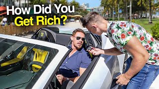 Asking Supercar Owners How They Got RICH [upl. by Aihset]