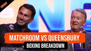 QUEENSBURY VS MATCHROOM 5v5 MatchroomBoxing QueensberryPromotions  Boxing Breakdown [upl. by Ahsinrac]