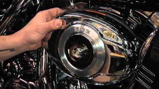 Kuryakyn Garage Alley Cat Air Cleaner Install [upl. by Nikolia631]