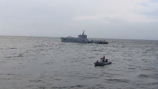 Golfe de Guinée  exercice conjoint de la marine nigériane et française [upl. by Lesly916]