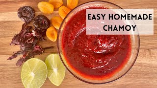 Homemade Thick Chamoy Sauce amp Candy [upl. by Ame]