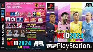 WINNING ELEVEN 2024 PS1 MOD  BYRF93PATCH  EPSXE [upl. by Ocker]