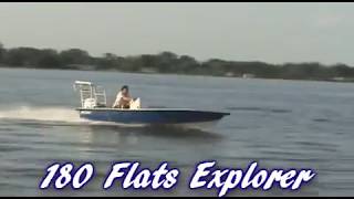 Flats Boats Shallow Water Boats  Fishing Skiffs by Bay Craft Boats 180 Flats Explorer [upl. by Halludba25]