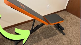 Lusper Weight Bench review  easy to tuck away [upl. by Weiman]