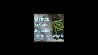 RETEVIS RB17A GMRS Longrange Handheld Radio [upl. by Limaa]