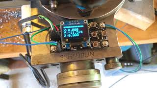 Schaublin 102 DRO  First test with final board [upl. by Otrebile]