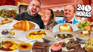 24 HORAS COMENDO NOS RESTAURANTES DO MASTERCHEF ERICK JACQUIN [upl. by Isis]