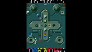 ASO  Armored Scrum Object Arcade Longplay 1985 SNK [upl. by Melliw896]