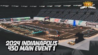 2024 rF Supercross 450 Main 1  Round 10  Indianapolis [upl. by Annirok]