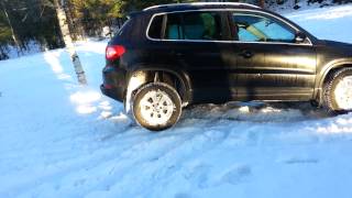 Tiguan in snow [upl. by Secunda]