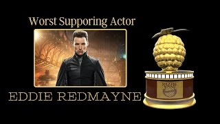 36th Razzies  Worst Supporting Actor  Eddie Redmayne [upl. by Eisdnyl310]