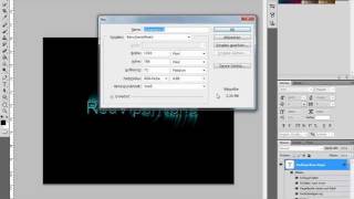 Photoshop coole Schrift erstellen HD [upl. by Dorca]
