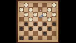 Checkers Game  Online Tournament  Gameplay [upl. by Rengia]