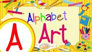 Learn the Alphabet with Alphabet Art Letter A TinyGrads Homeschool family [upl. by Aehr]