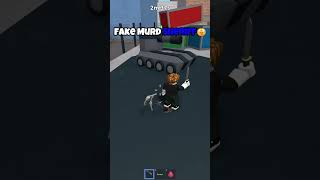 FAKE MURDERER SHERIFF TROLLING IN MM2 🤣 mm2 roblox robloxshorts shorts [upl. by Ardnuek]