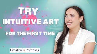 Try Intuitive Art with an Easy 3 Step Process Creative Compass Art with Aimee Blair [upl. by Florence117]