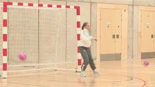 How To Be A Goal Keeper in Handball [upl. by Mcadams]