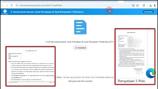 Cara Download Format dan Cara Mengisi Surat Pernyataan 5 Poin Pendaftaran CPNS dan PPPK Tahun 2024 [upl. by Ladnor]