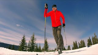 Cross Country Skiing Downhill Terrain Tips [upl. by Einhoj]