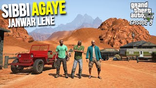 SIBBI AGAYE JANWAR LENE  BAKRA EID 2023 EPISODE 5  GTA 5 STORIES [upl. by Airdnaed211]