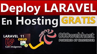 Deploy Laravel en hosting gratis 000webhost de hostinger [upl. by Libb263]