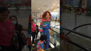 CHUCKY short  quotSM escalatorquot ytshorts hideandseek [upl. by Audley]