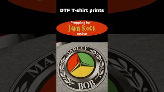 Prepping for Jamrock Cruise 2024 shortsdtf tshirtprinting diy howto [upl. by Ihcehcu]