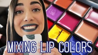 Mixing My Own Lip Colors with the Anastasia Beverly Hills Lip Palette [upl. by Pulcheria]