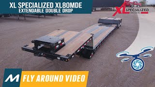 XL Specialized Extendable Double Drop Trailer  XL80MDE [upl. by Nakhsa385]