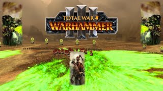 20 Warpfire Throwers vs 20 Clumped up Zombies in Total War Warhammer 3 [upl. by Yclek]