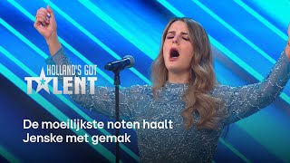 Jenske maakt opnieuw VERPLETTERENDE indruk met operalied ‘Nessun Dorma’  Hollands Got Talent [upl. by Brear]