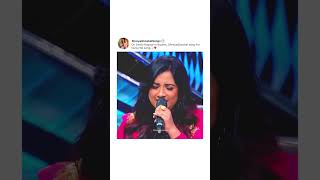 Shreya ghoshal singing quotDhadakquot title track shreyaghoshal cute superdancer4 [upl. by Buke]